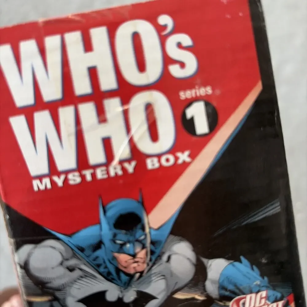 DC Direct WHO'S WHO Mystery Box Series 1 Display Set - 6 Mini-Scenes & Batmobile